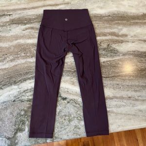 *SOLD* LULULEMON 21” high rise align 7/8 length